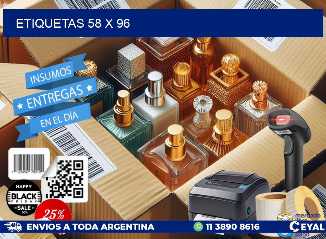 ETIQUETAS 58 x 96