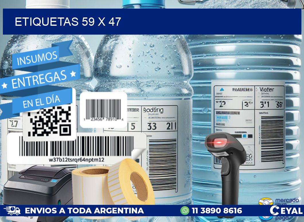 ETIQUETAS 59 x 47