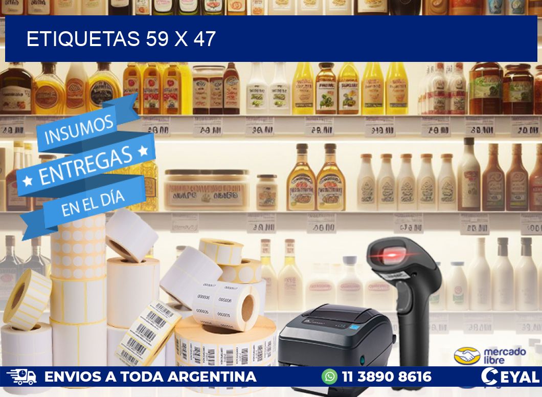 ETIQUETAS 59 x 47