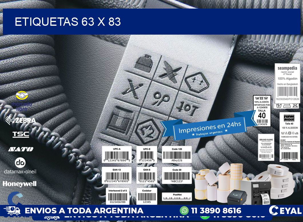 ETIQUETAS 63 x 83