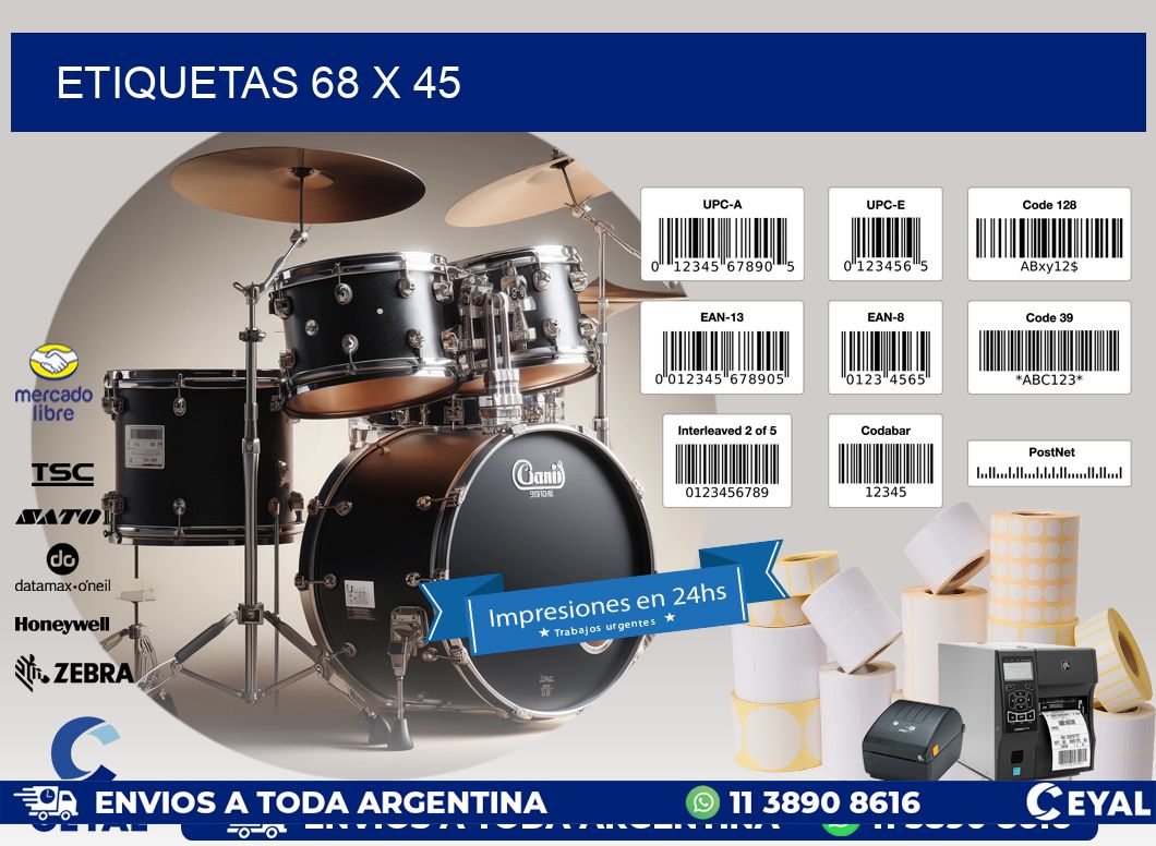 ETIQUETAS 68 x 45