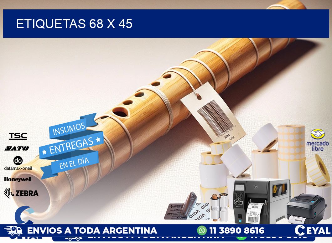 ETIQUETAS 68 x 45