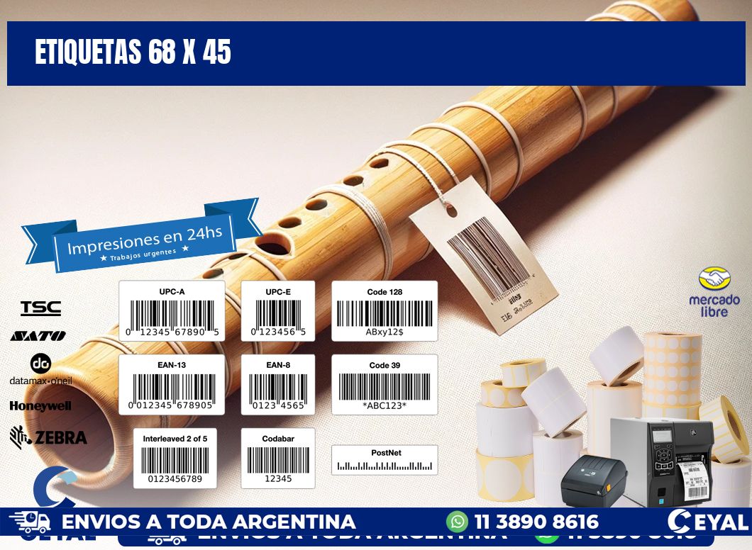 ETIQUETAS 68 x 45