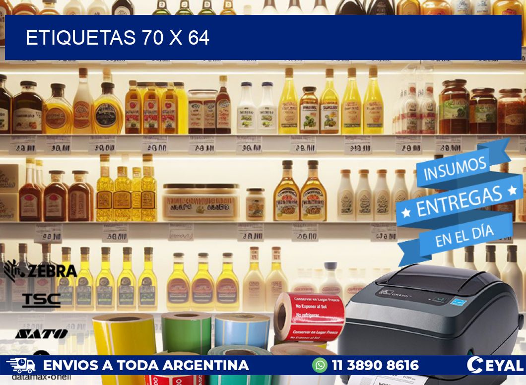 ETIQUETAS 70 x 64