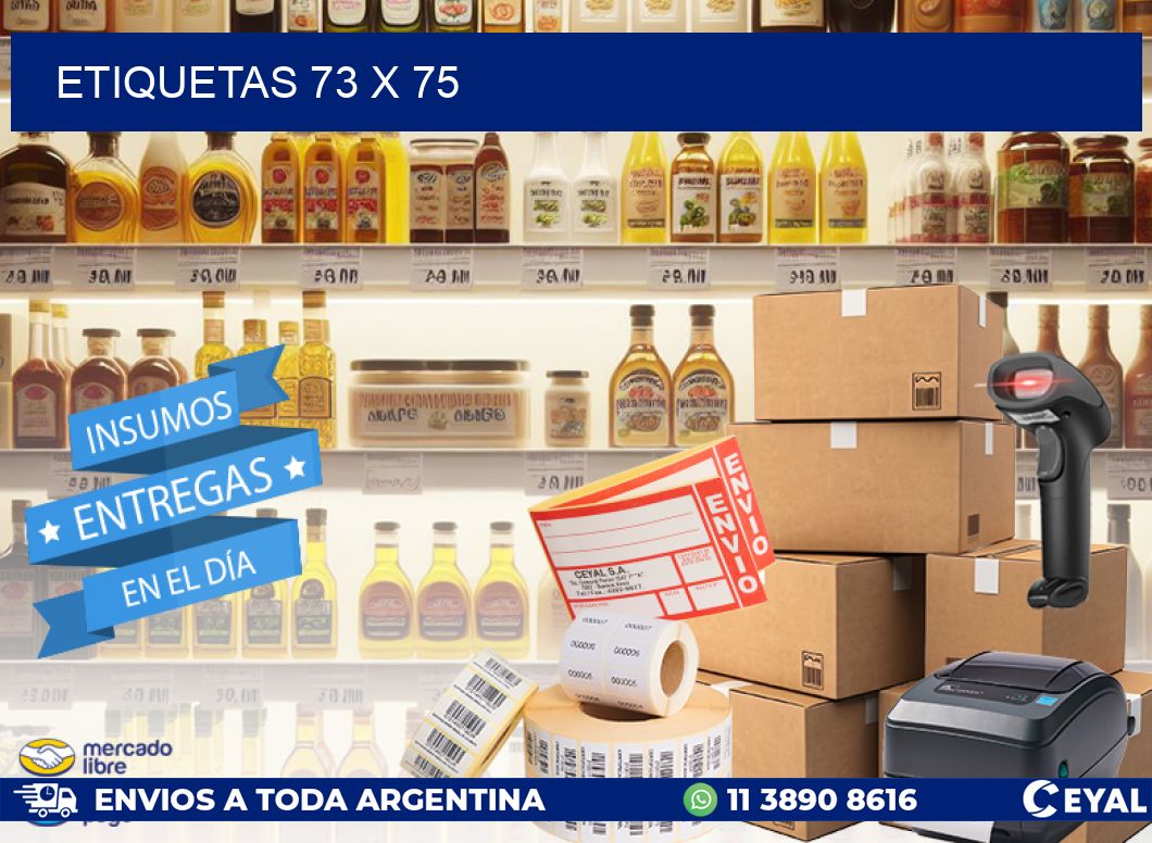 ETIQUETAS 73 x 75