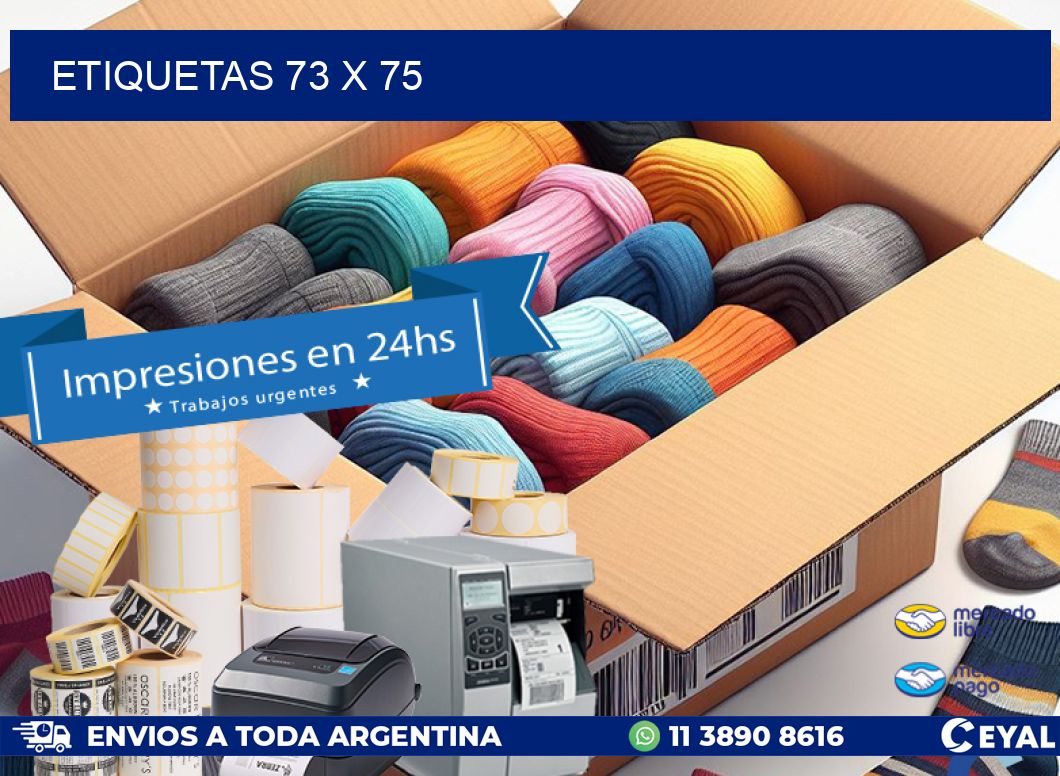 ETIQUETAS 73 x 75