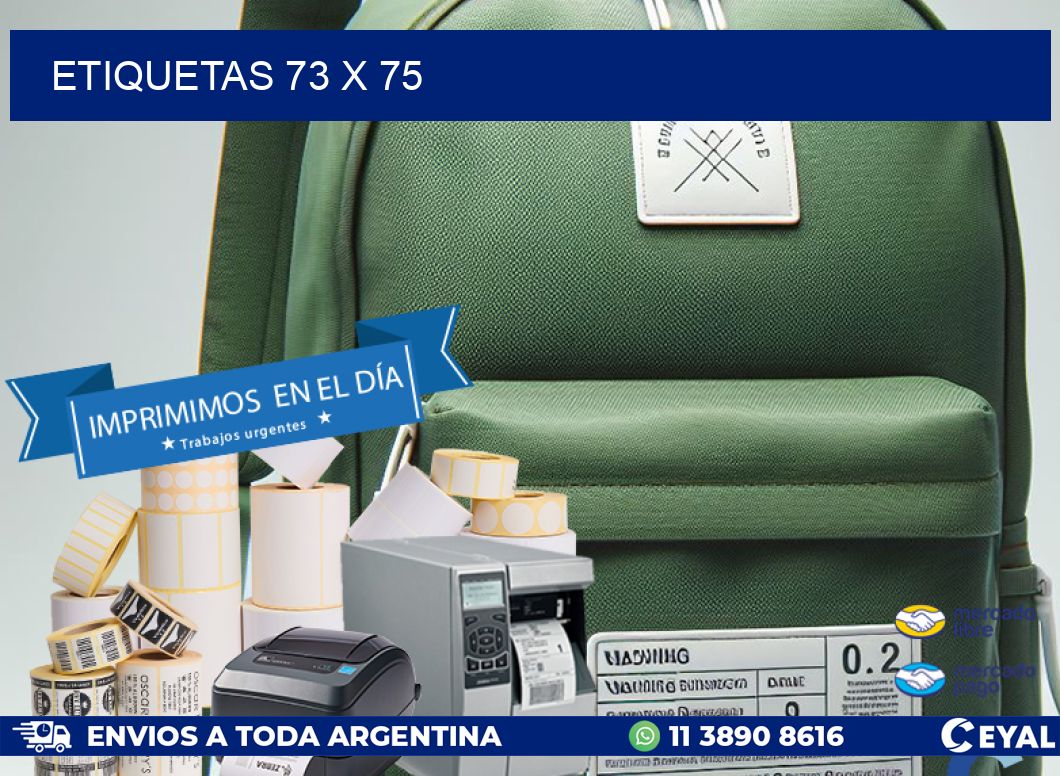 ETIQUETAS 73 x 75