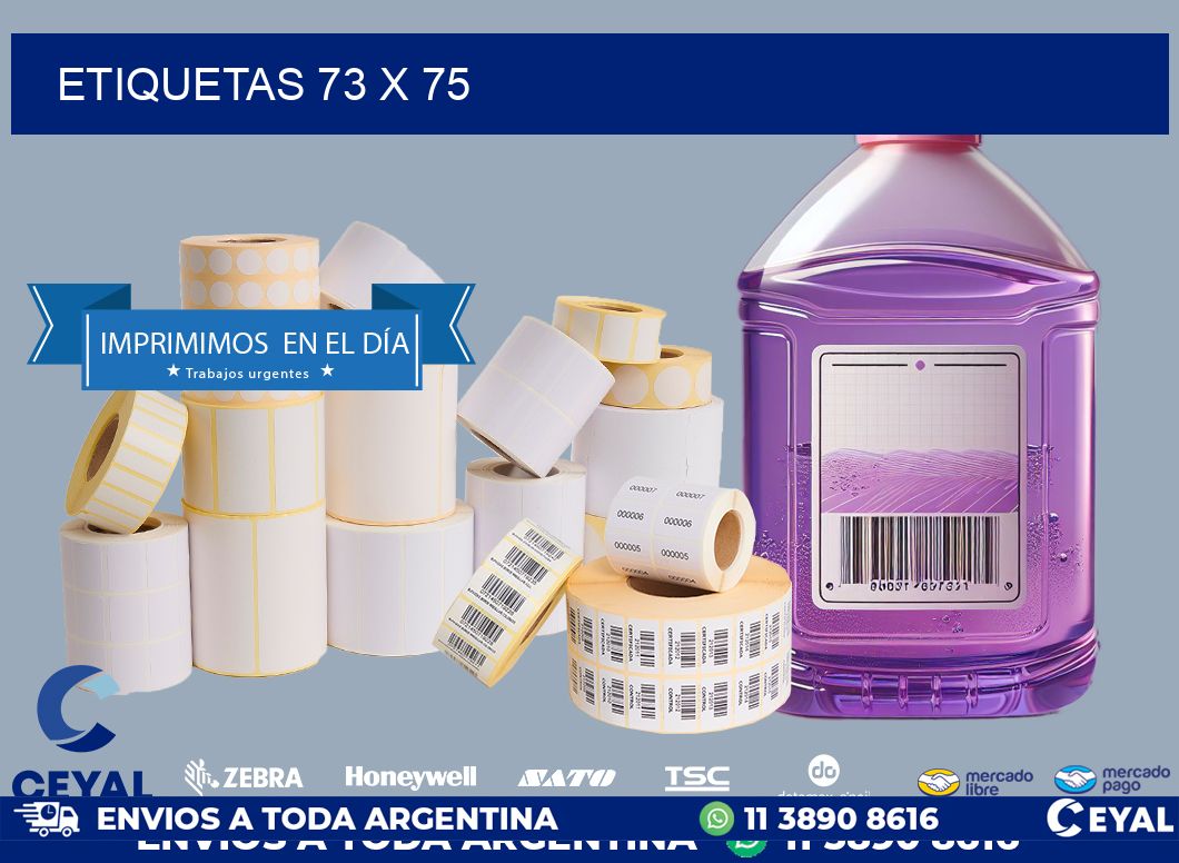 ETIQUETAS 73 x 75