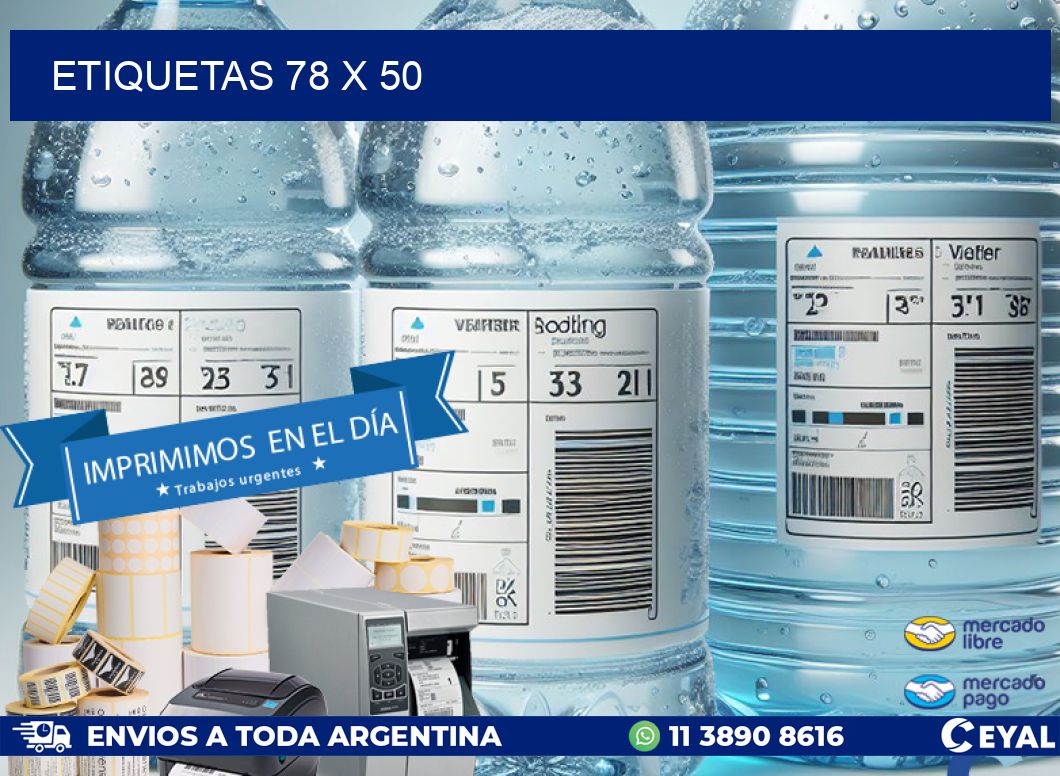 ETIQUETAS 78 x 50