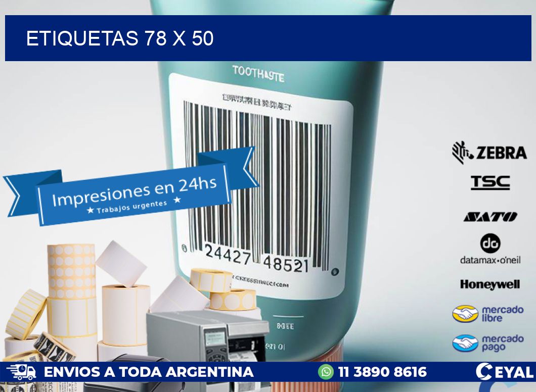 ETIQUETAS 78 x 50