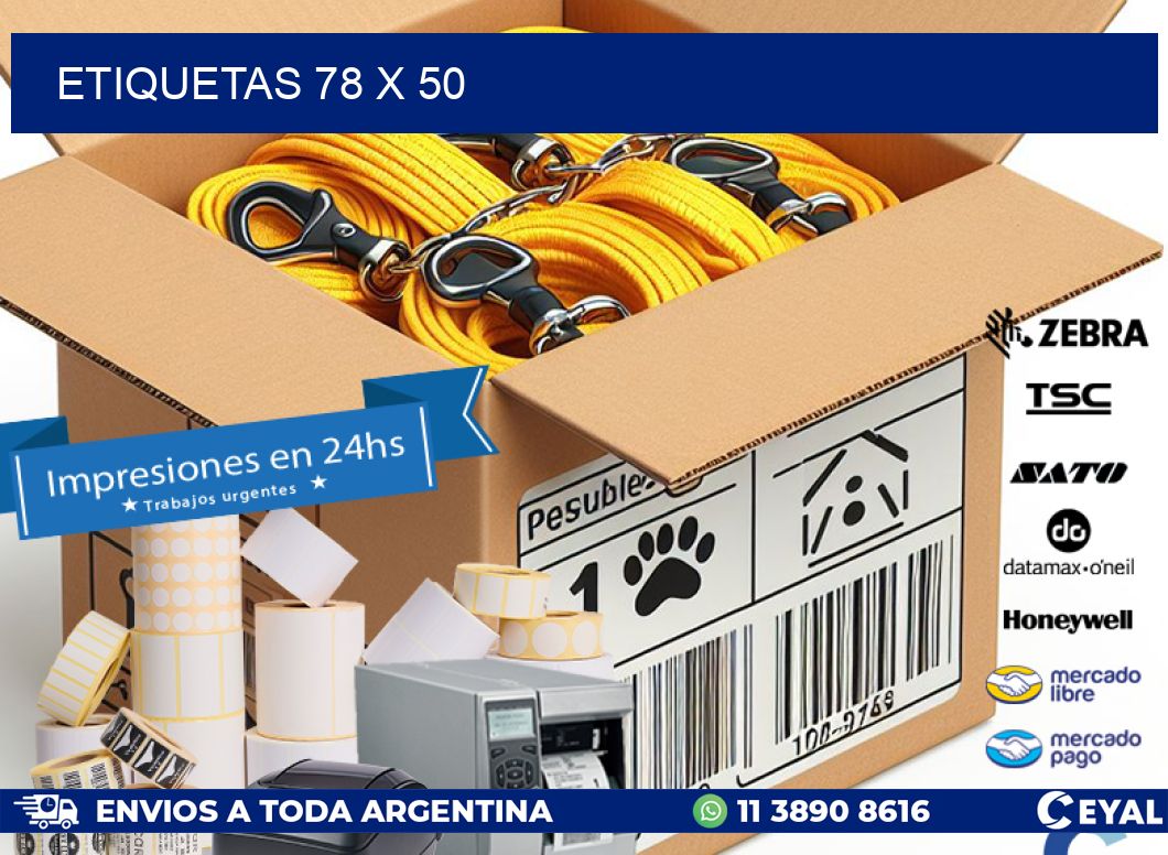 ETIQUETAS 78 x 50