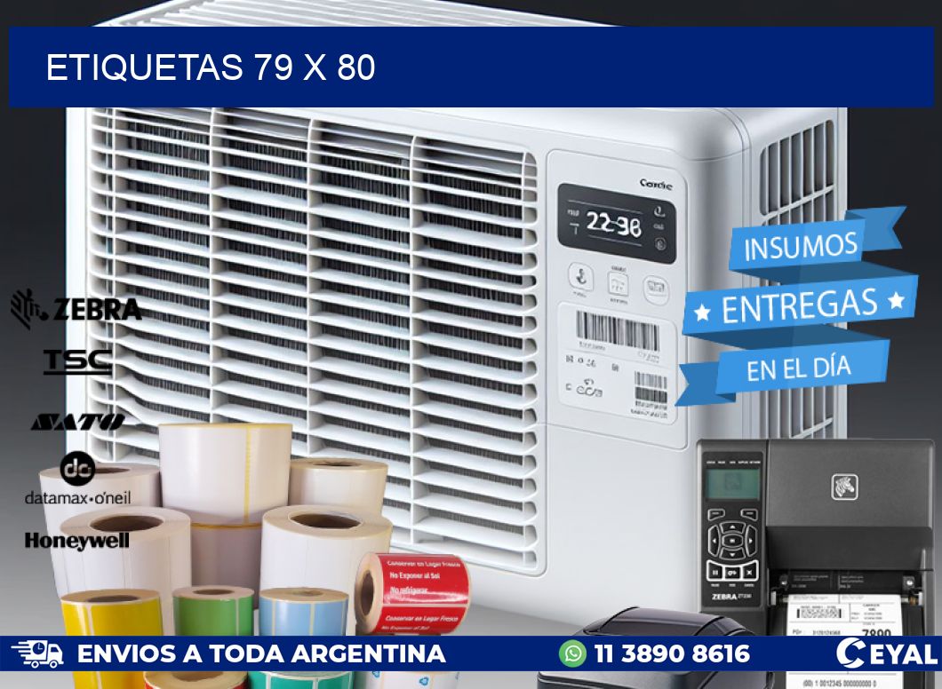 ETIQUETAS 79 x 80