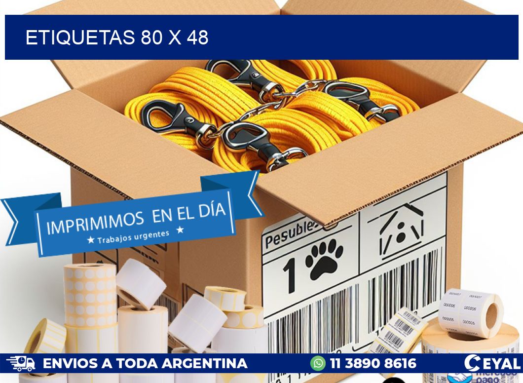 ETIQUETAS 80 x 48