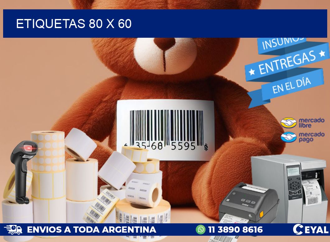 ETIQUETAS 80 x 60