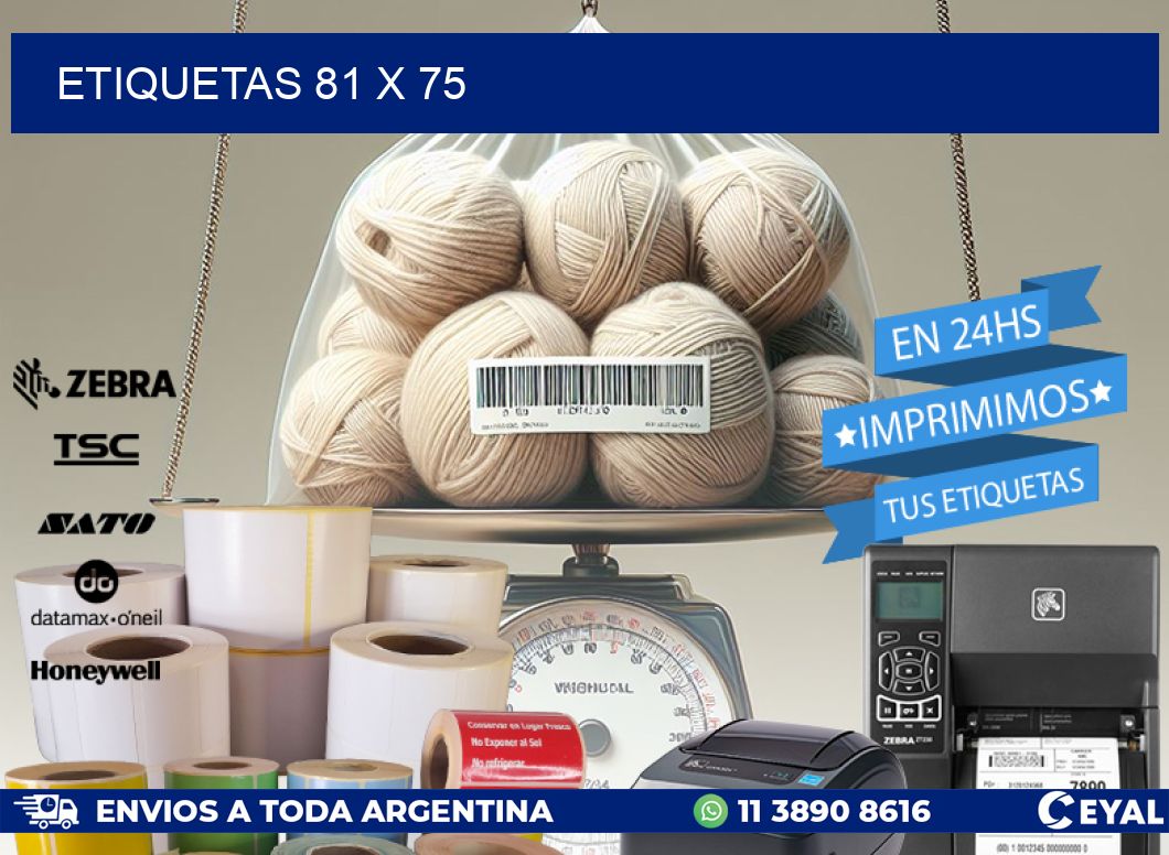 ETIQUETAS 81 x 75