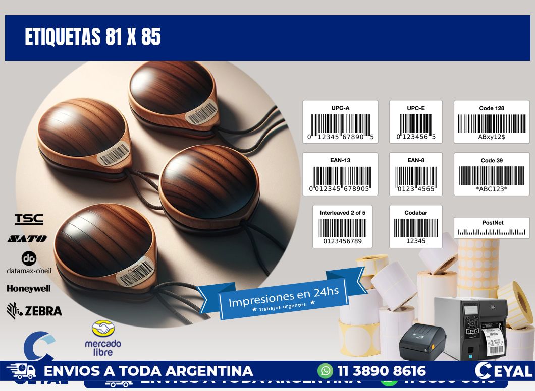 ETIQUETAS 81 x 85