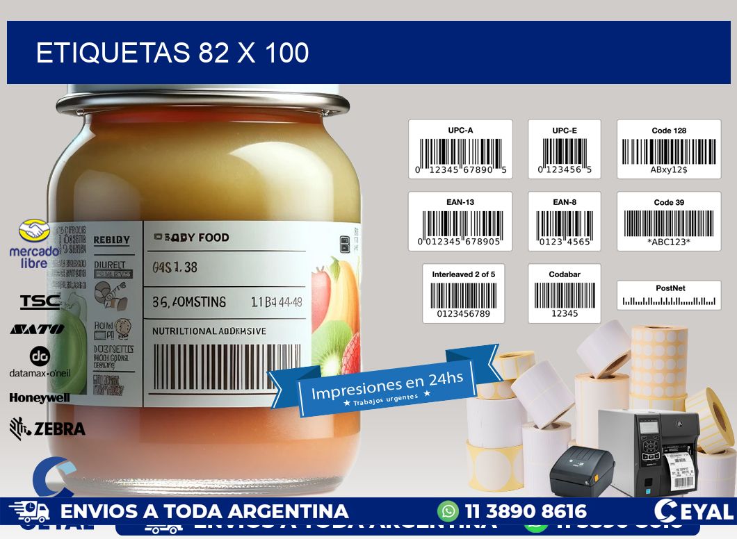 ETIQUETAS 82 x 100