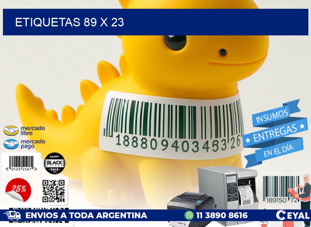 ETIQUETAS 89 x 23