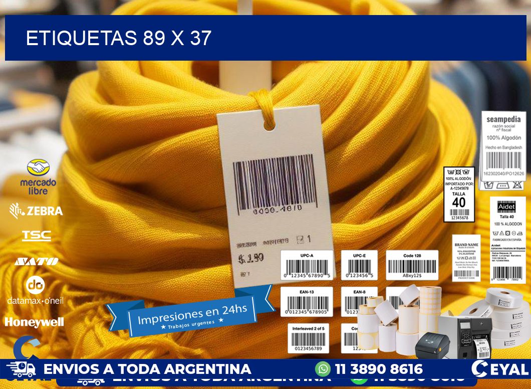 ETIQUETAS 89 x 37