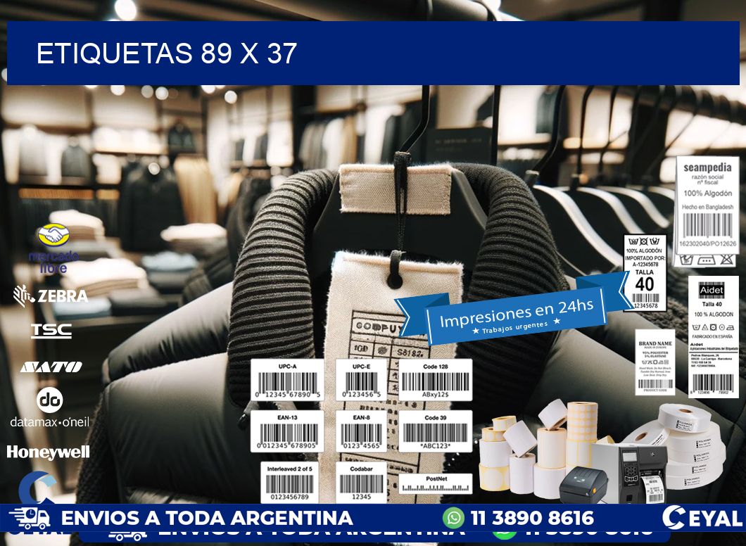 ETIQUETAS 89 x 37