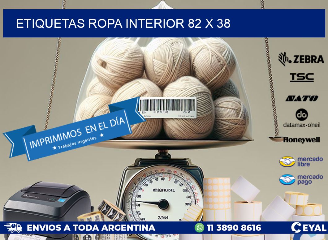 ETIQUETAS ROPA INTERIOR 82 x 38
