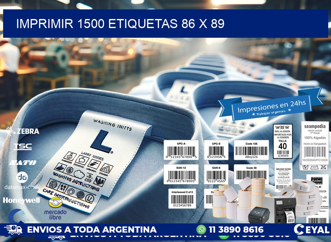 IMPRIMIR 1500 ETIQUETAS 86 x 89