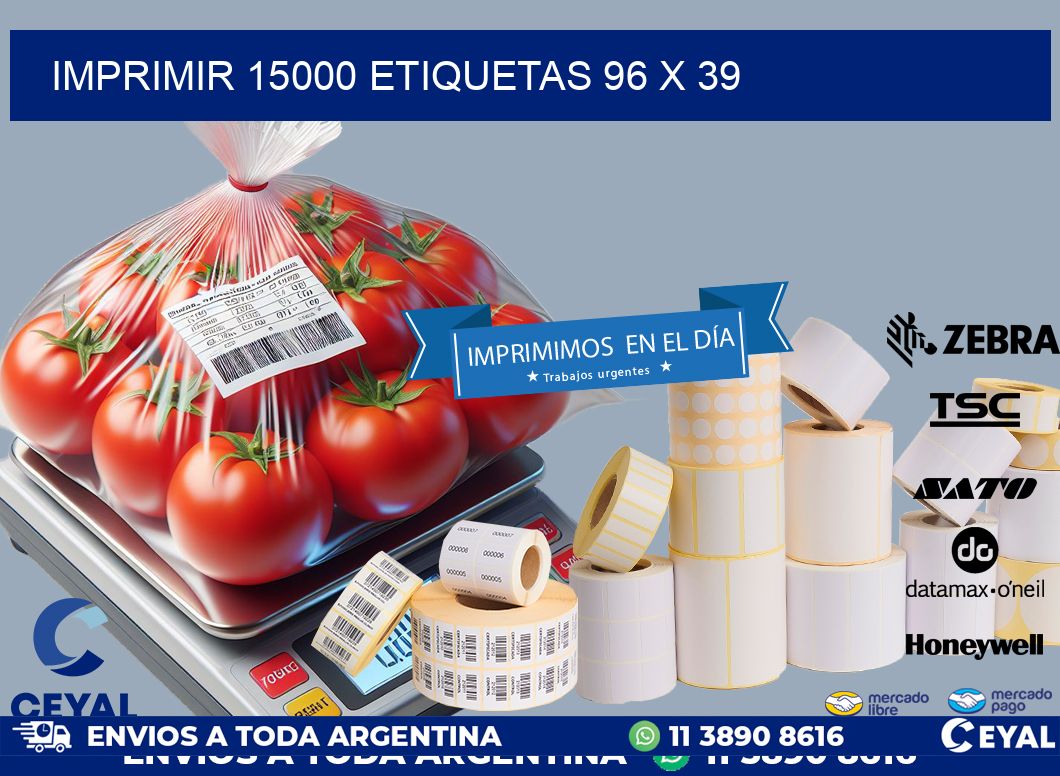 IMPRIMIR 15000 ETIQUETAS 96 x 39