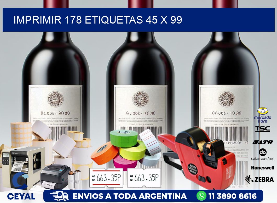 IMPRIMIR 178 ETIQUETAS 45 x 99