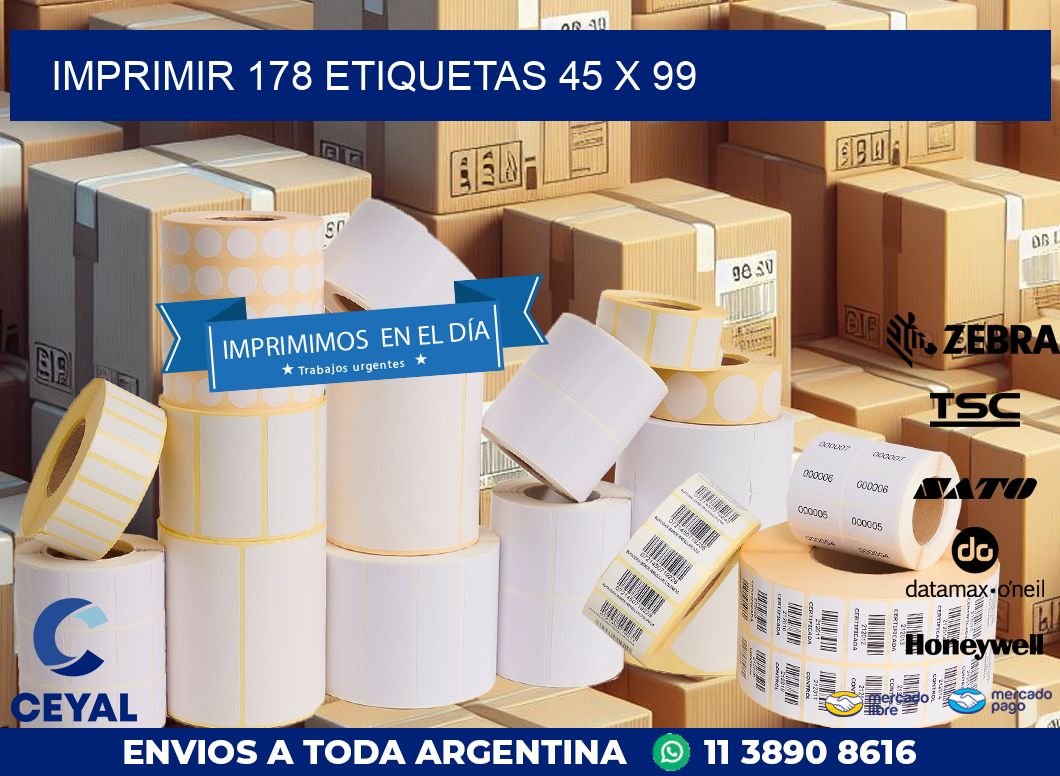 IMPRIMIR 178 ETIQUETAS 45 x 99