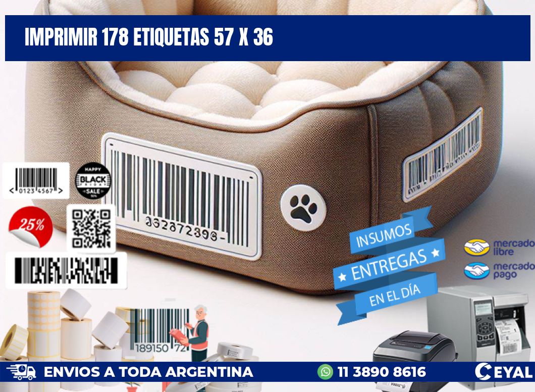 IMPRIMIR 178 ETIQUETAS 57 x 36