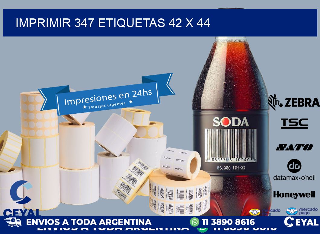 IMPRIMIR 347 ETIQUETAS 42 x 44