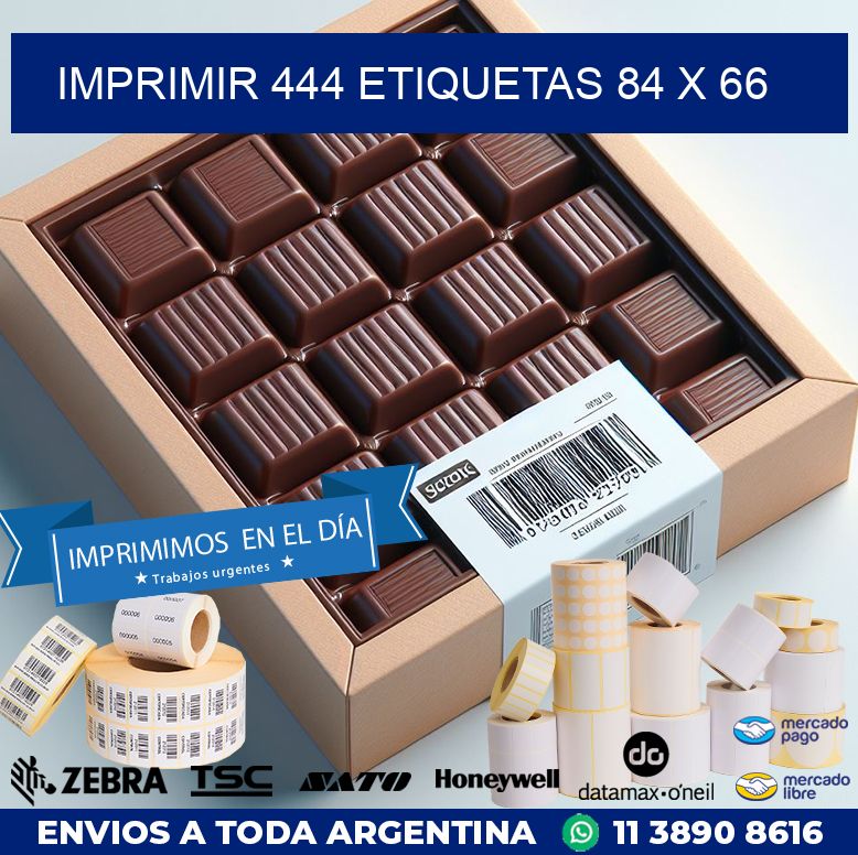 IMPRIMIR 444 ETIQUETAS 84 x 66