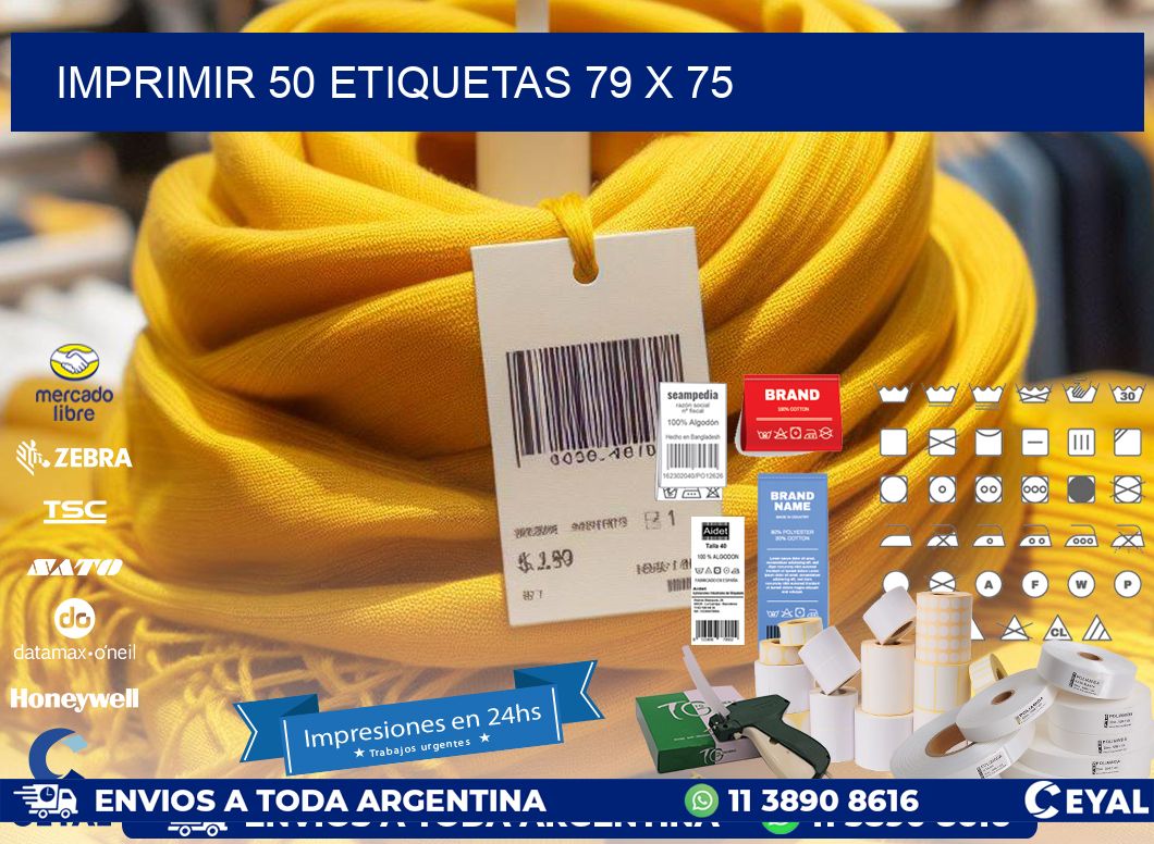 IMPRIMIR 50 ETIQUETAS 79 x 75
