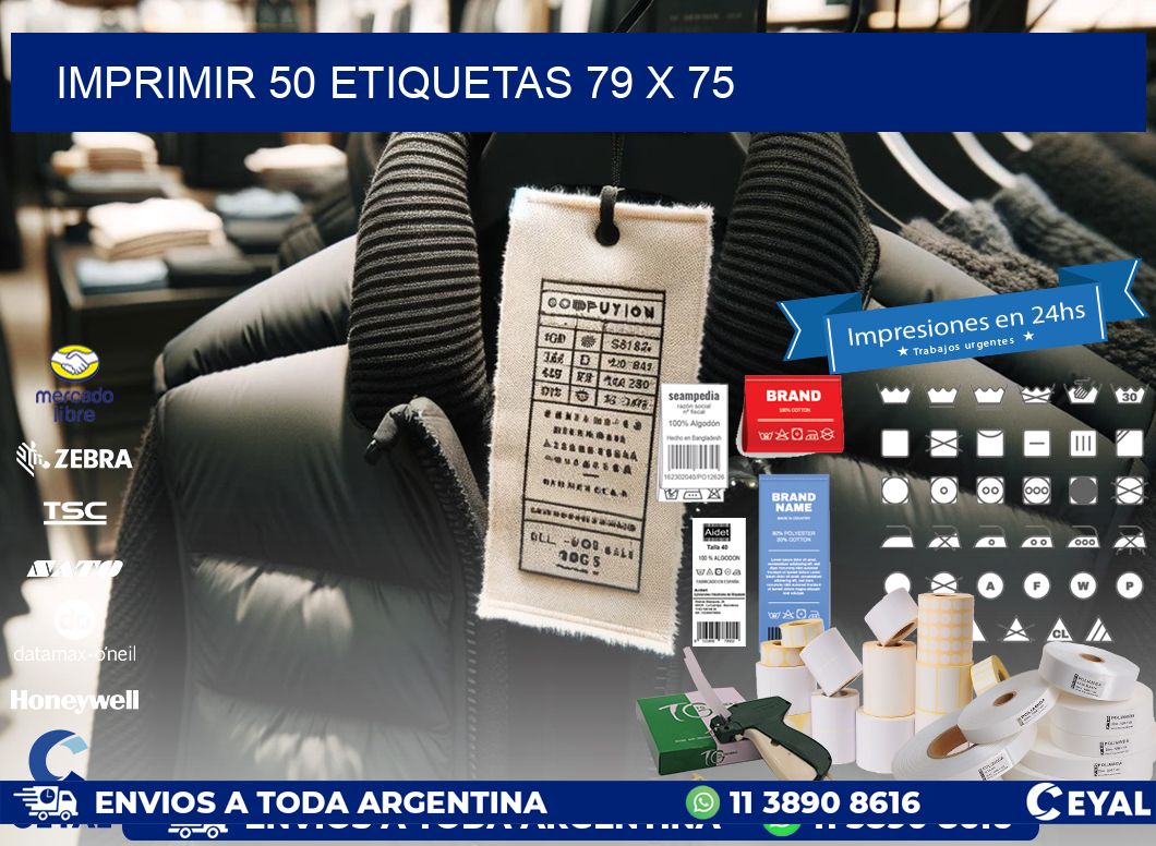 IMPRIMIR 50 ETIQUETAS 79 x 75