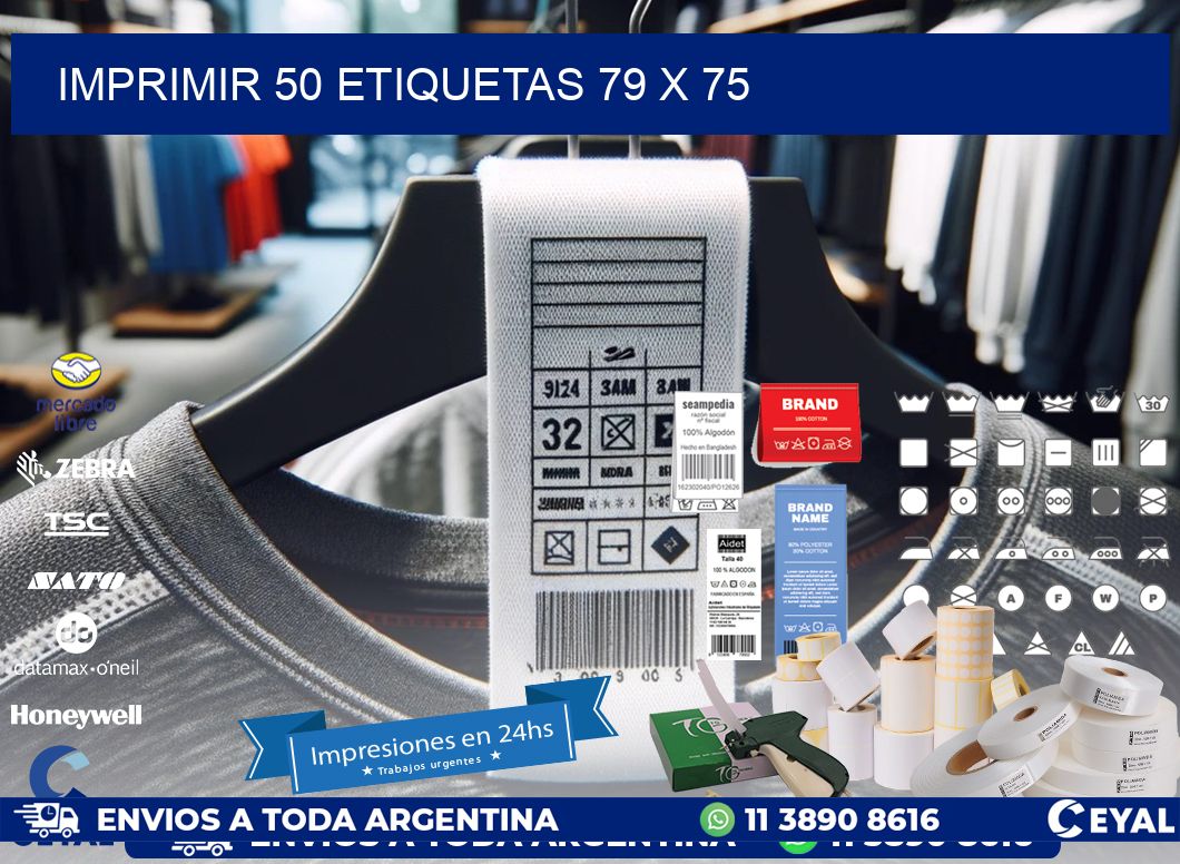 IMPRIMIR 50 ETIQUETAS 79 x 75