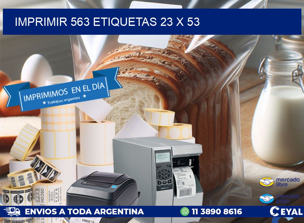 IMPRIMIR 563 ETIQUETAS 23 x 53