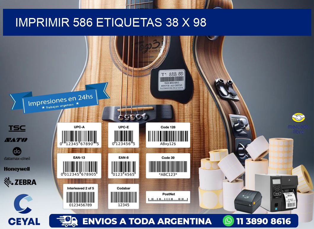 IMPRIMIR 586 ETIQUETAS 38 x 98