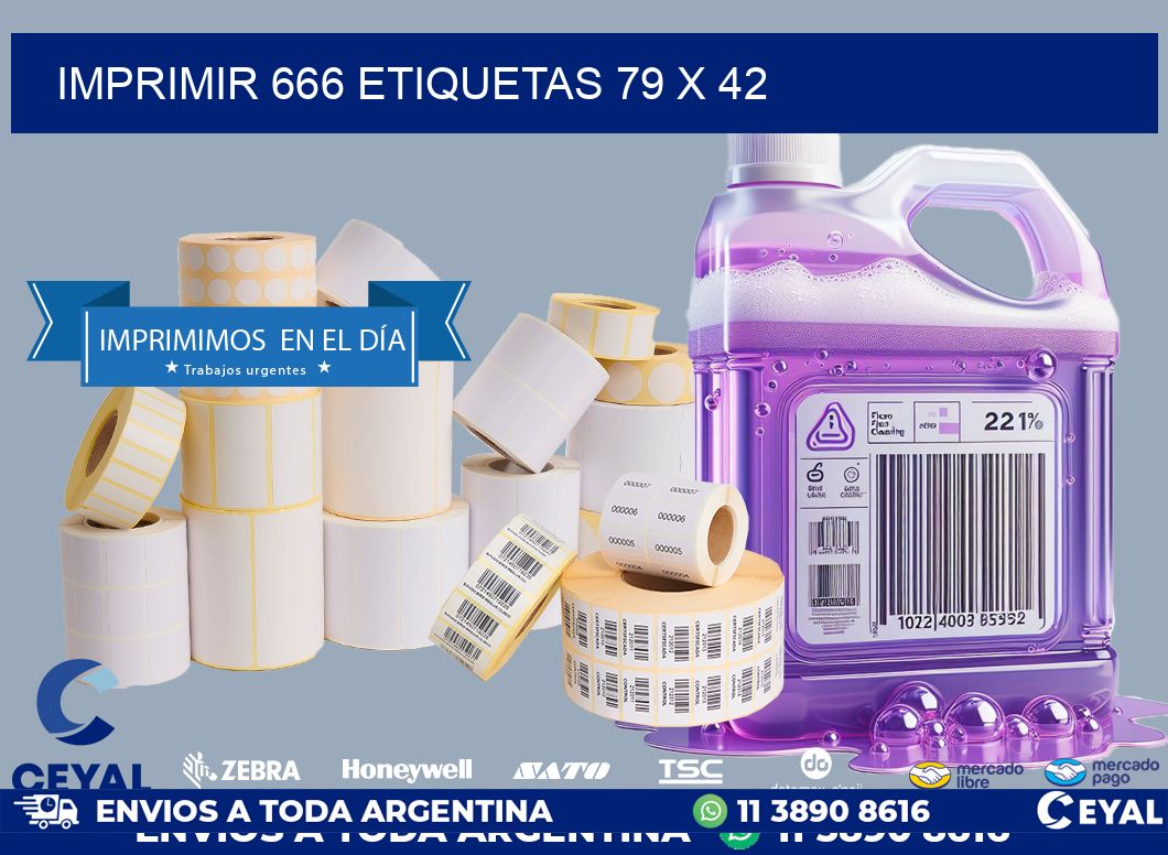IMPRIMIR 666 ETIQUETAS 79 x 42