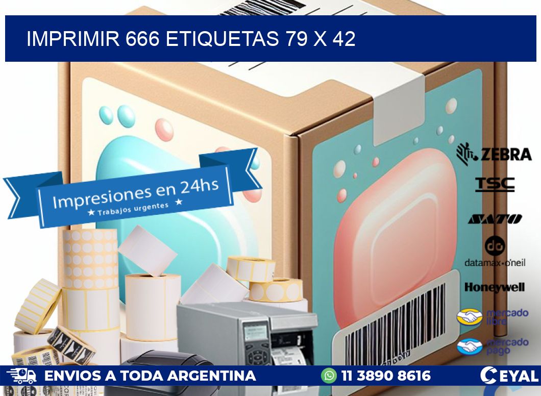 IMPRIMIR 666 ETIQUETAS 79 x 42