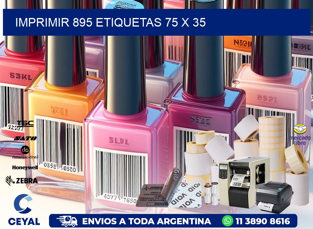 IMPRIMIR 895 ETIQUETAS 75 x 35