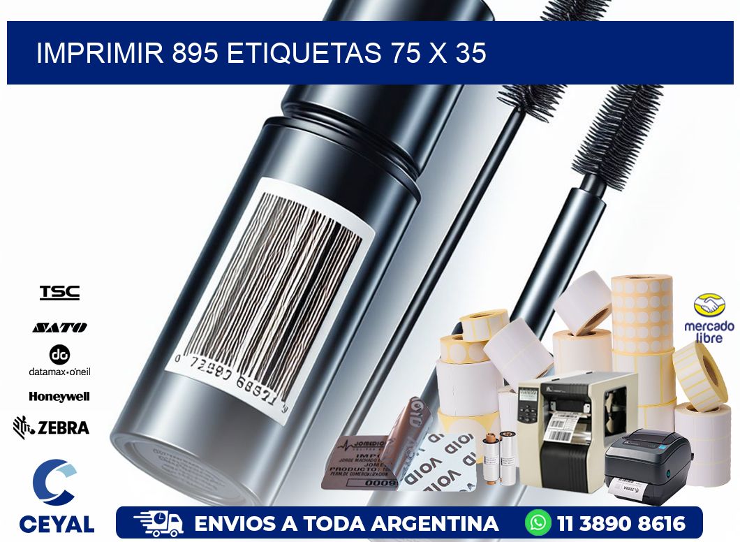 IMPRIMIR 895 ETIQUETAS 75 x 35