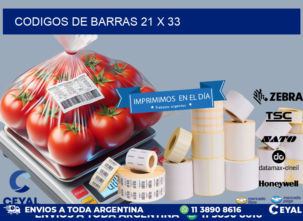 codigos de barras 21 x 33
