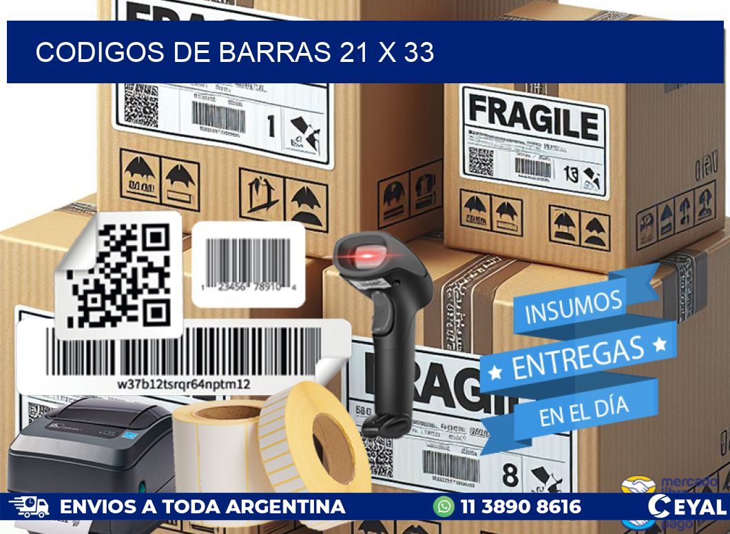 codigos de barras 21 x 33
