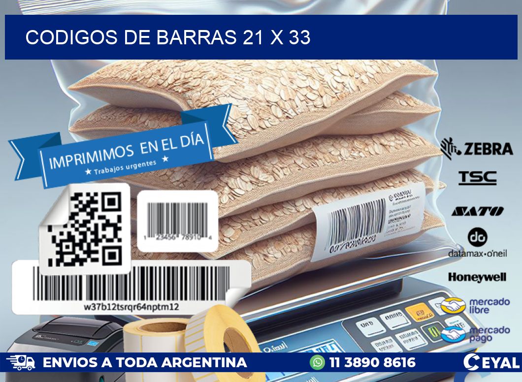codigos de barras 21 x 33