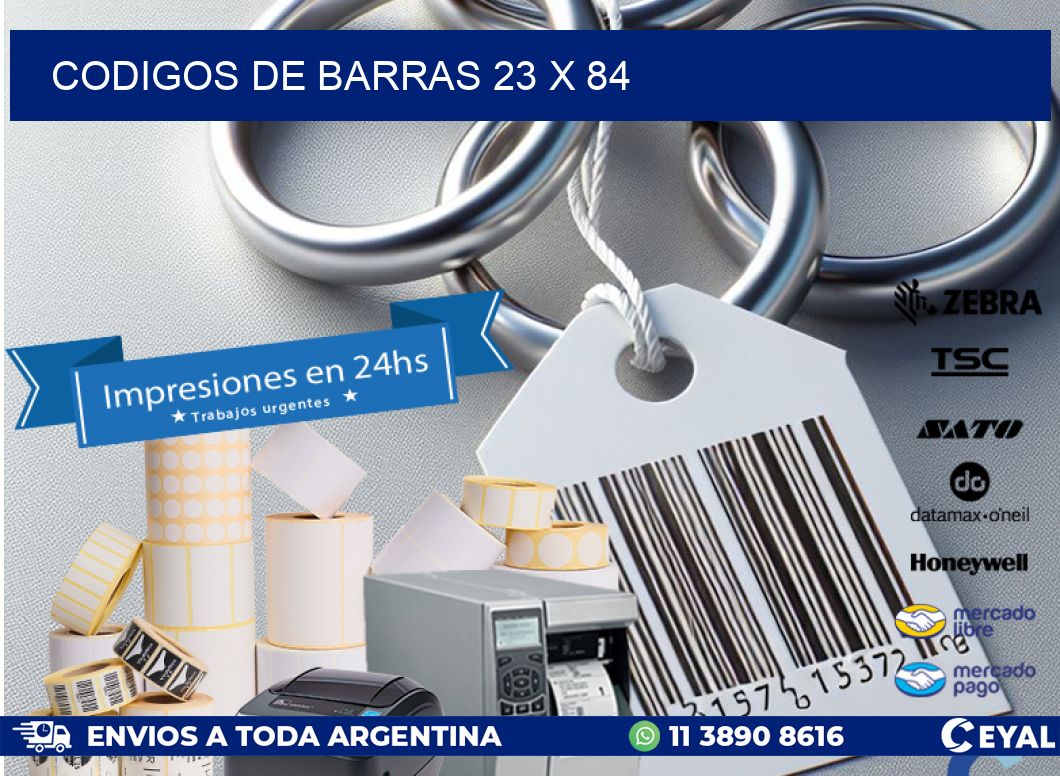 codigos de barras 23 x 84