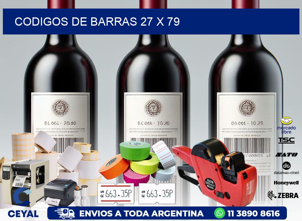 codigos de barras 27 x 79
