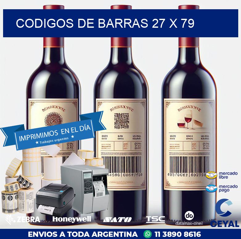 codigos de barras 27 x 79