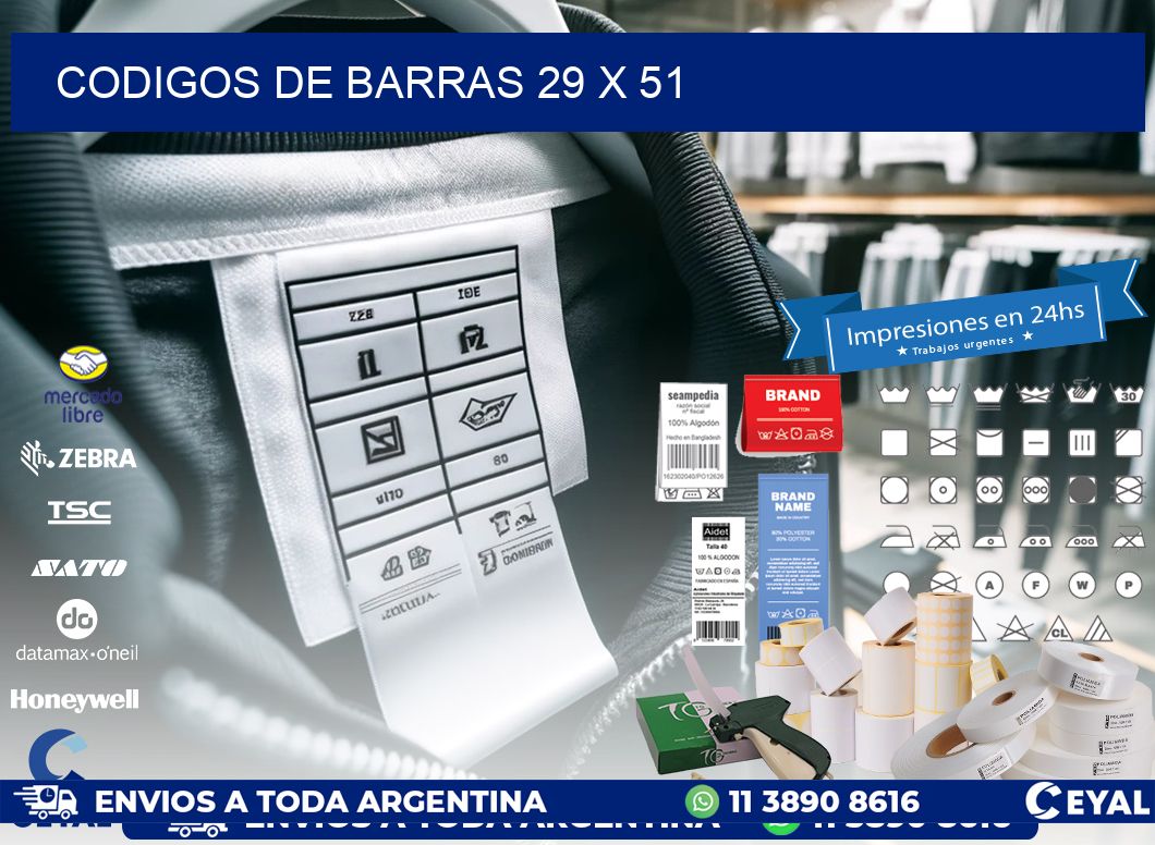 codigos de barras 29 x 51