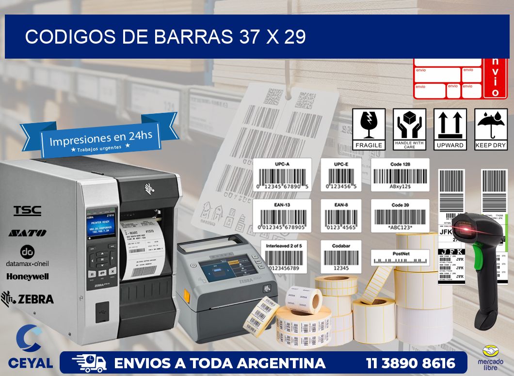 codigos de barras 37 x 29