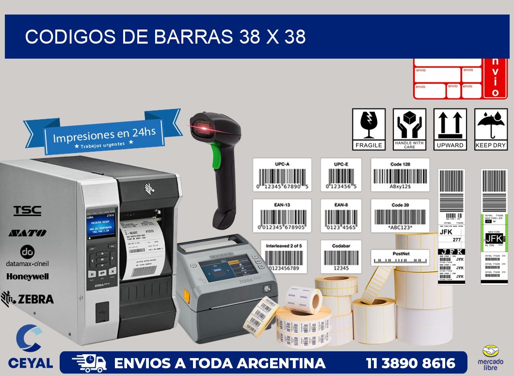 codigos de barras 38 x 38